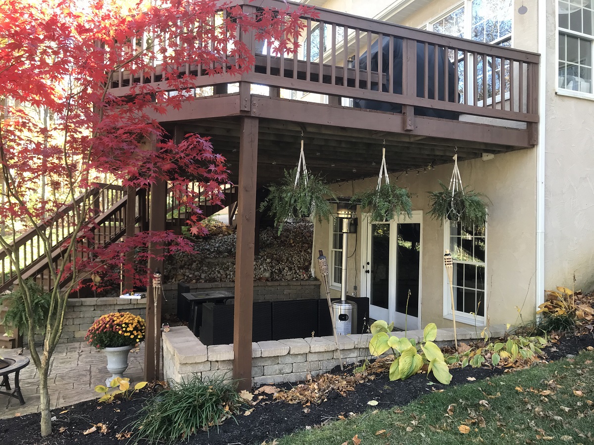 Redecking as an option to upgrading an elevated deck.